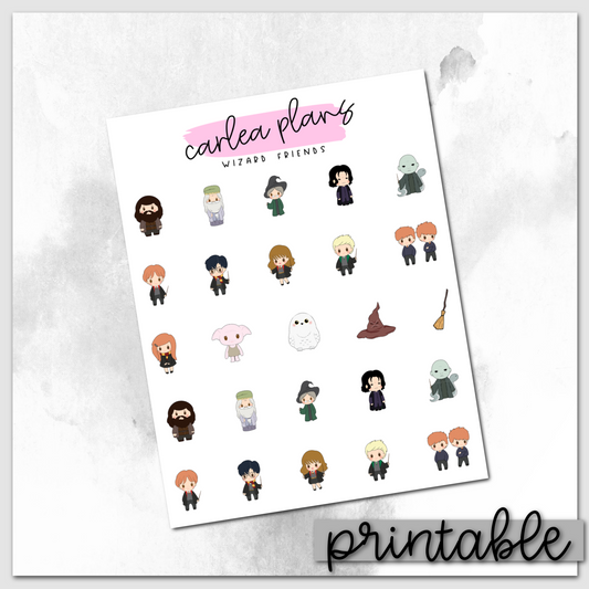 Wizard Friends Icons | Printable Icons