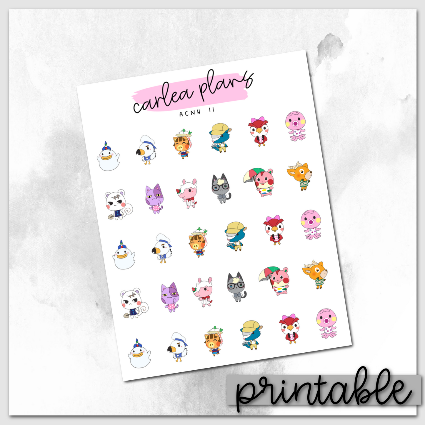 ACNH II Icons | Printable Icons