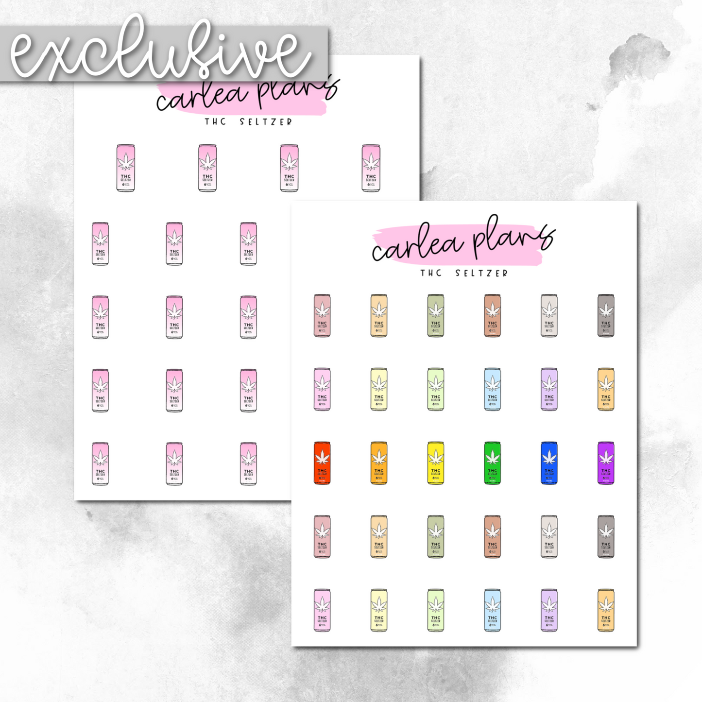 THC Seltzer Icons