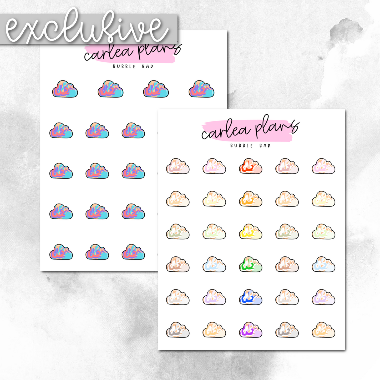 Bubble Bar Icons