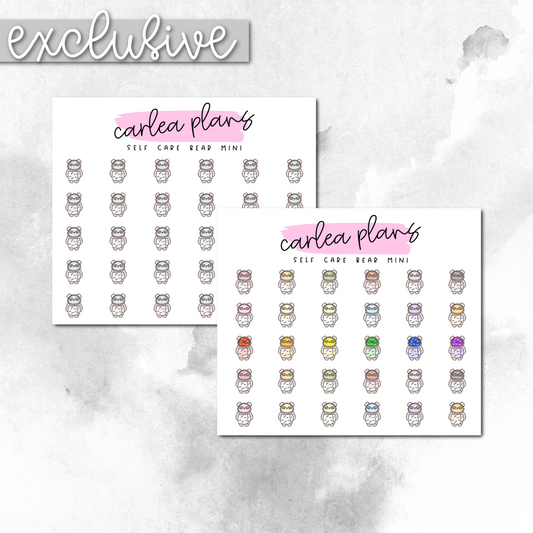 Self Care Bear Mini Icons