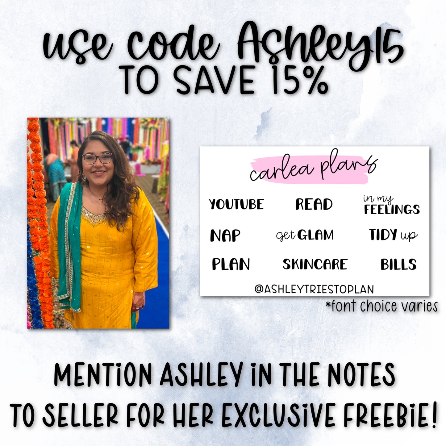 AshleyTriesToPlan Freebie