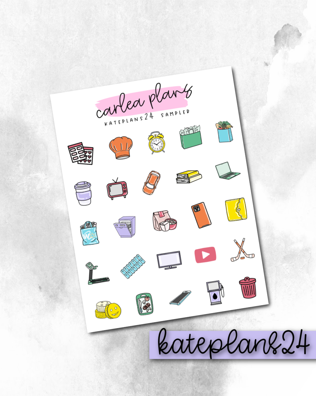KatePlans24 Sampler