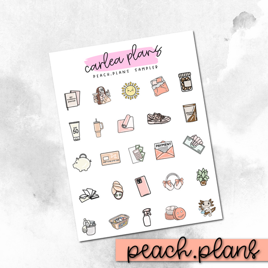 Peach.Plans Sampler