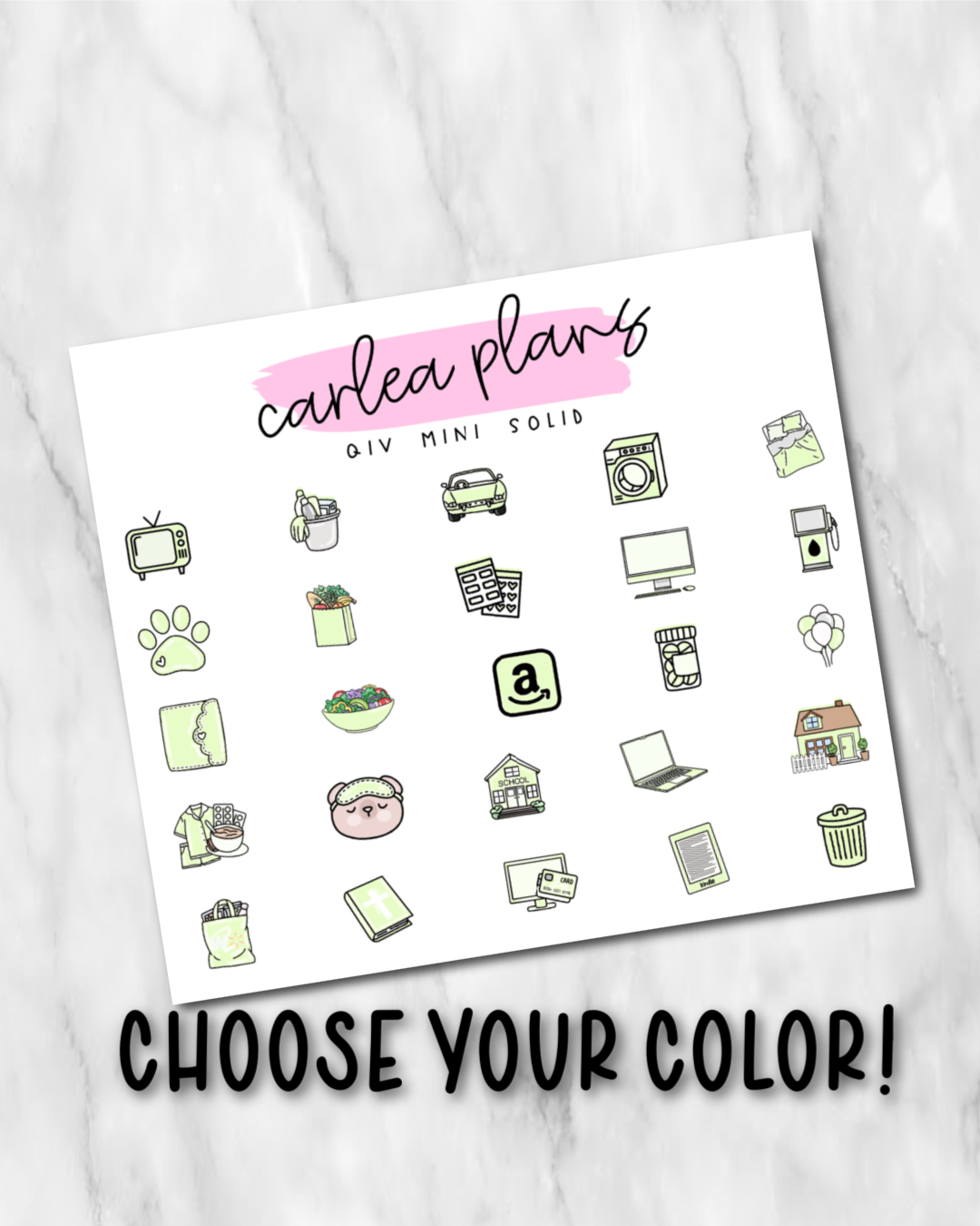 Solid Color Mini Best Seller Icons | 2025 | Quarter 4