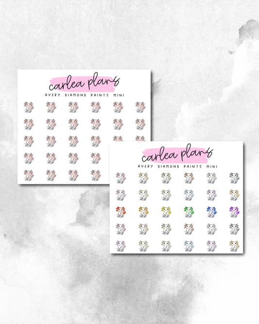 Avery Diamond Paints Mini Icons | Character Icons