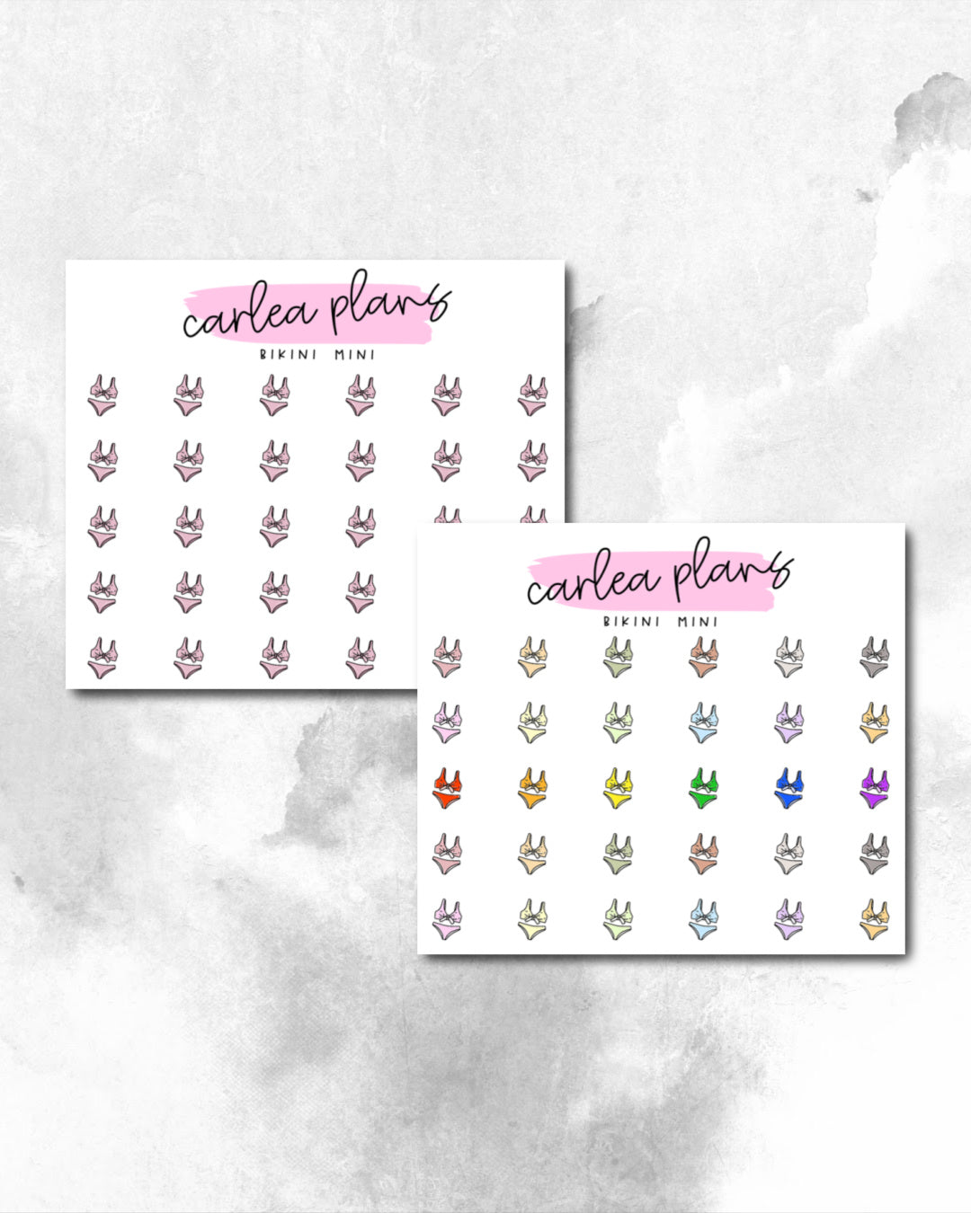 Bikini Swim Suit Mini Icons