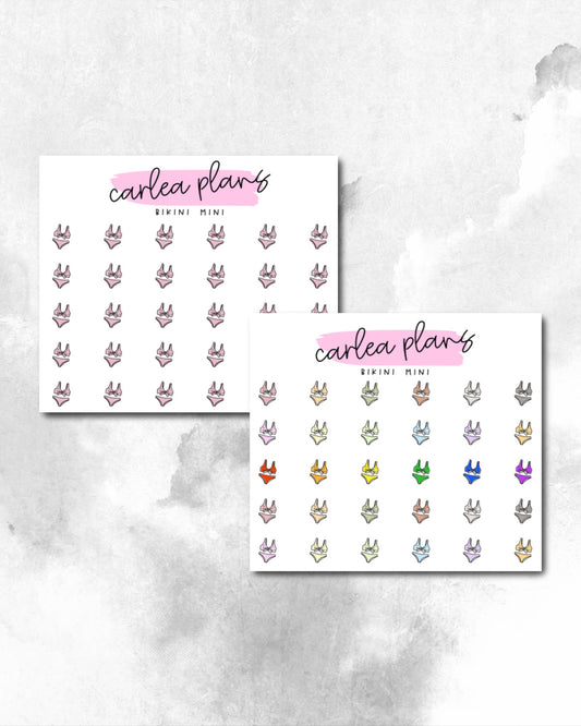 Bikini Swim Suit Mini Icons