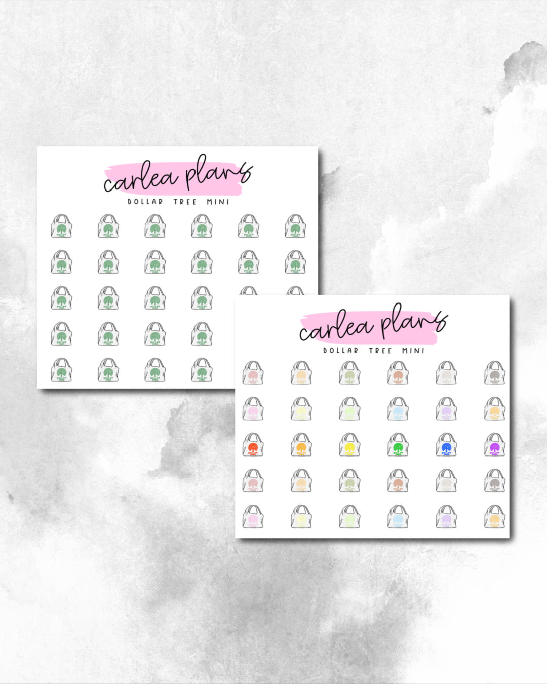 Dollar Tree Bag Mini Icons