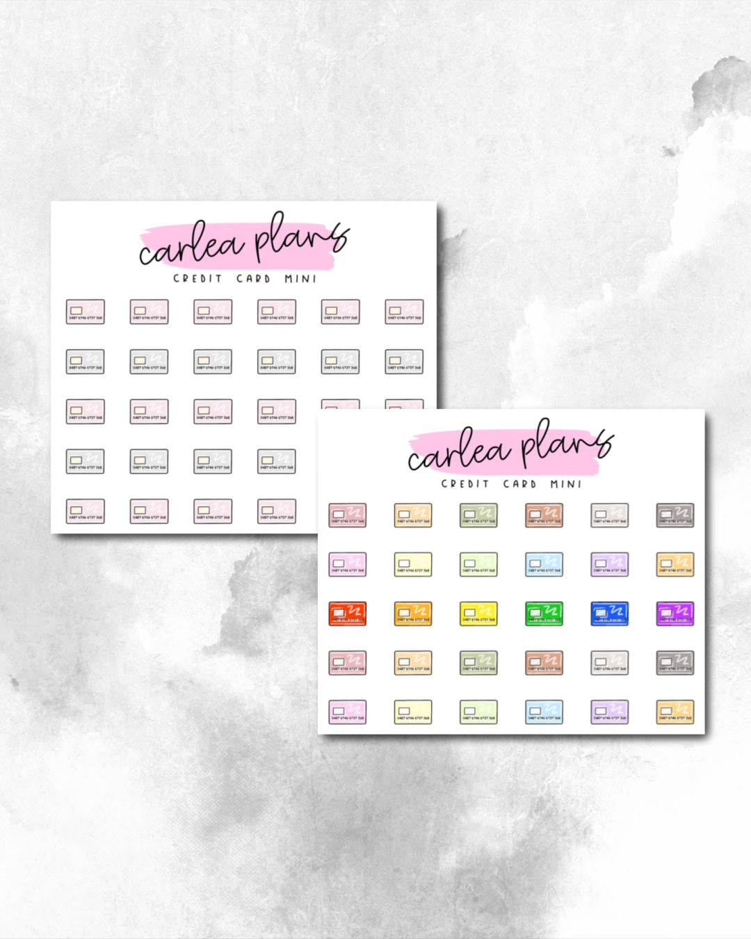 Credit Card Mini Icons