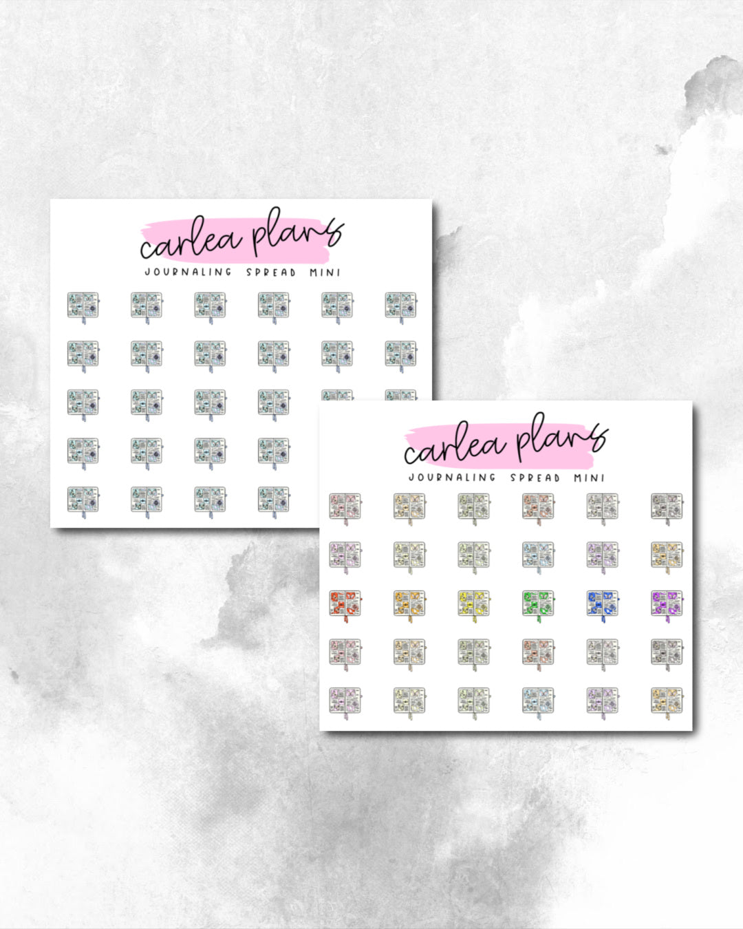 Journaling Spread Mini Icons