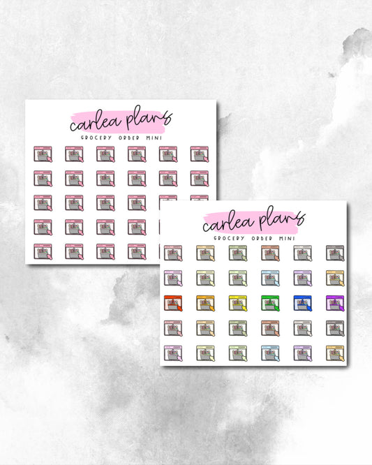 Grocery Order Mini Icons