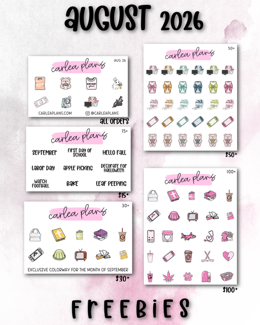 August 2026 Freebies