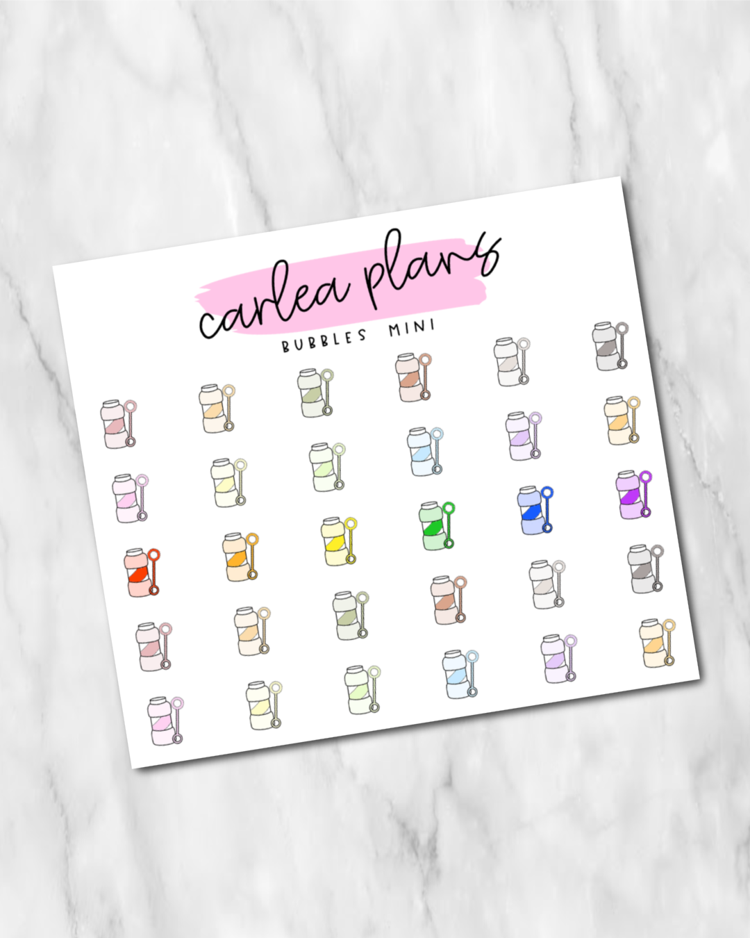 Bubbles Mini Icons