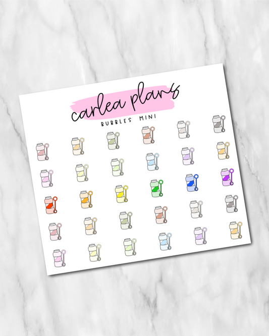 Bubbles Mini Icons