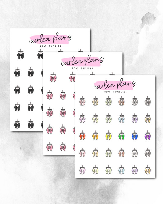 Bow Tumbler Icons
