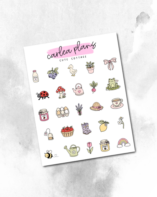 Cute Cottage Deco Icons