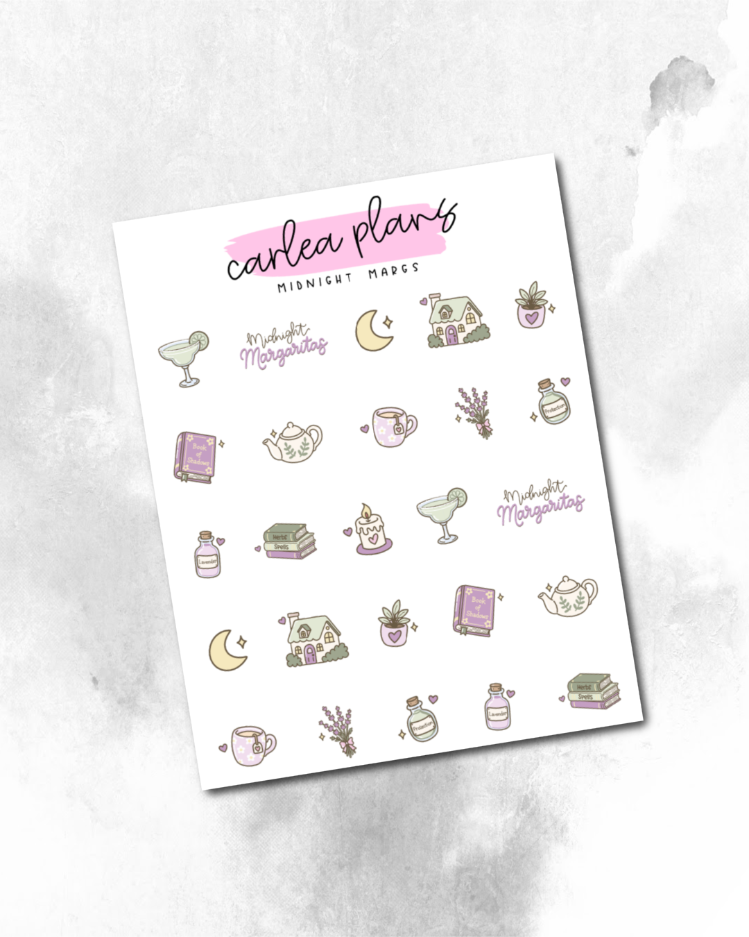 Midnight Margarita Deco Icons