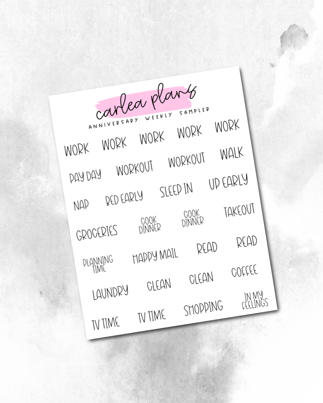Font of the Month Week Sampler Scripts