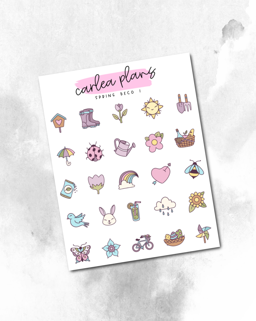 Spring I Deco Icons