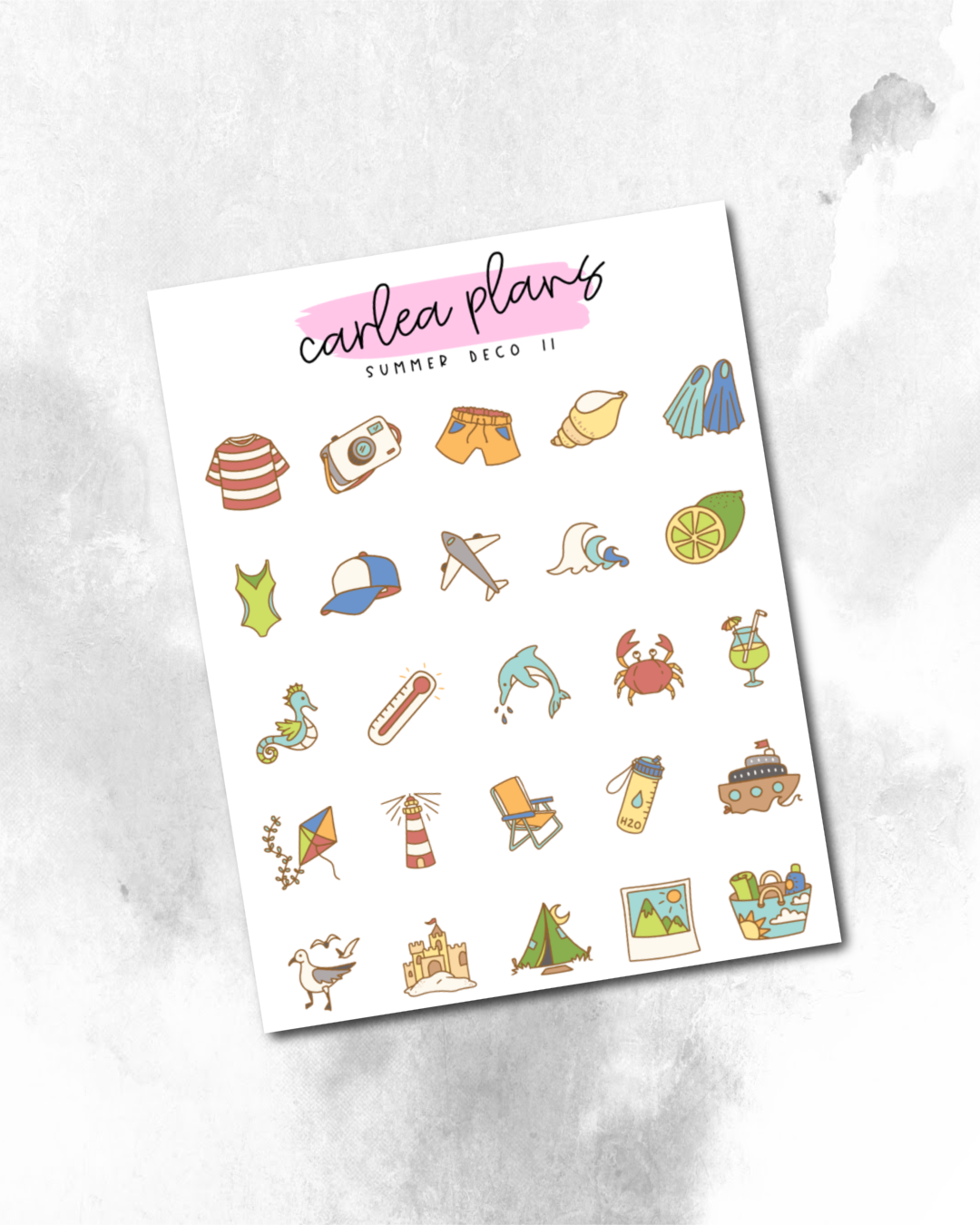 Summer Deco II Icons