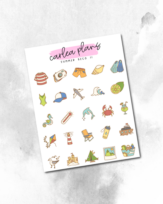 Summer Deco II Icons