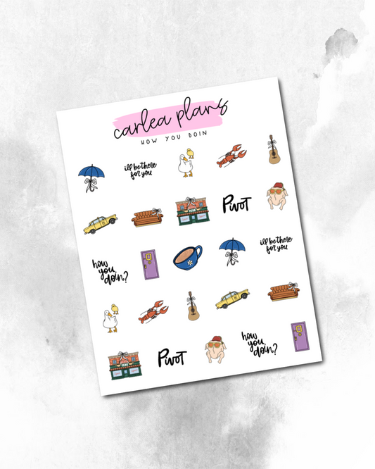 How You Doin' Deco Icons