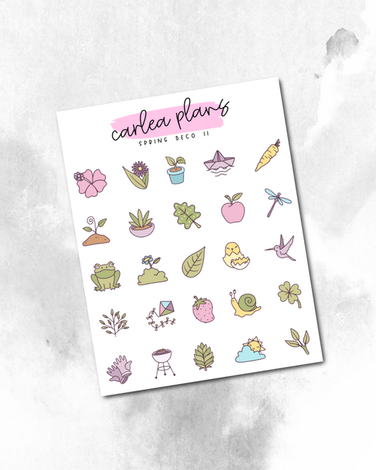 Spring II Deco Icons