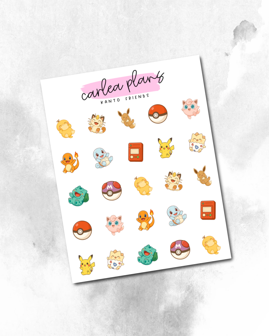 Kanto Friends Character Icons