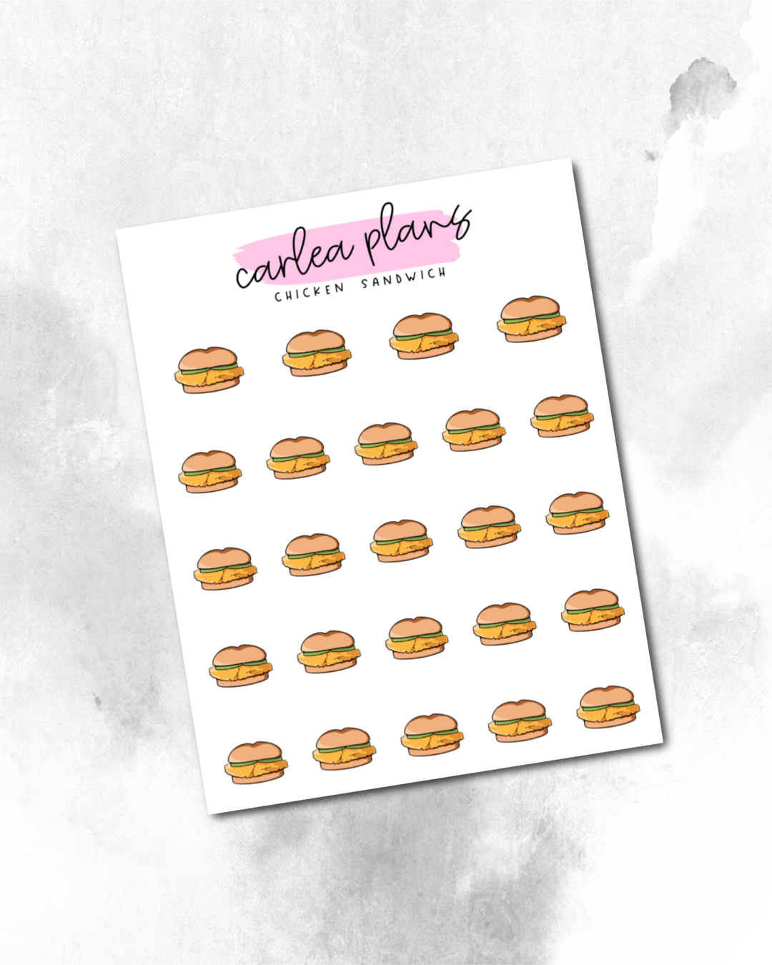 Chicken Sandwich Icons