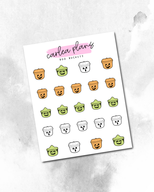 Boo Bucket Icons
