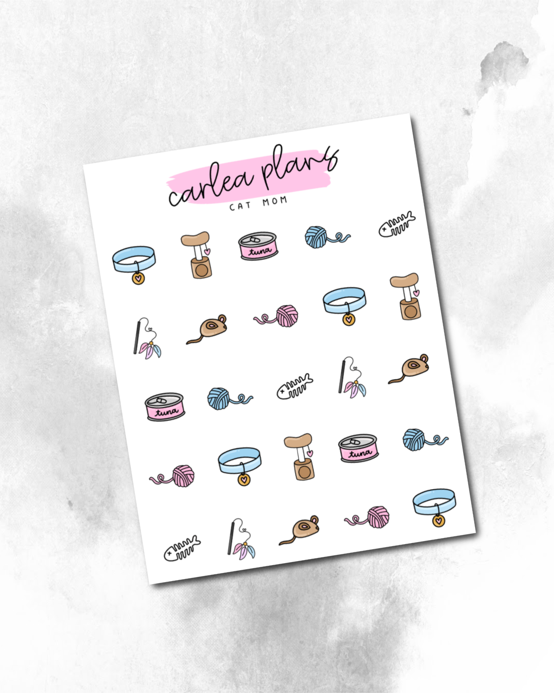 Cat Mom Deco Icons