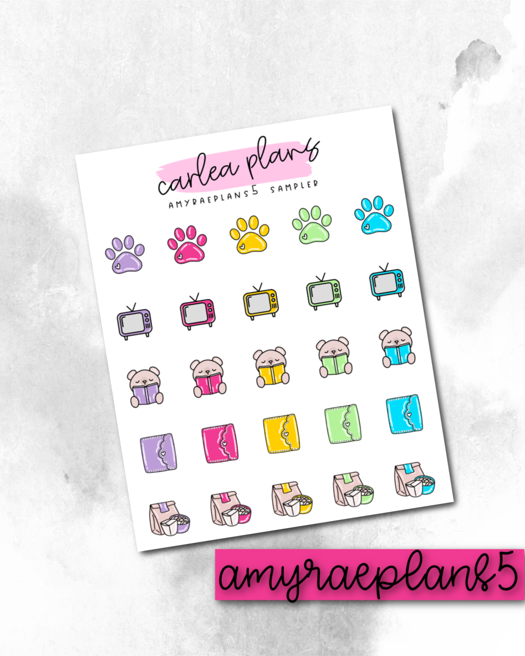 AmyRaePlans5 Sampler