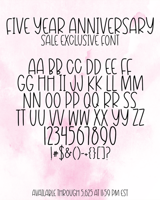 Anniversary Sale Exclusive Font - 28 Variety Custom Scripts *PLEASE READ DESCRIPTION*
