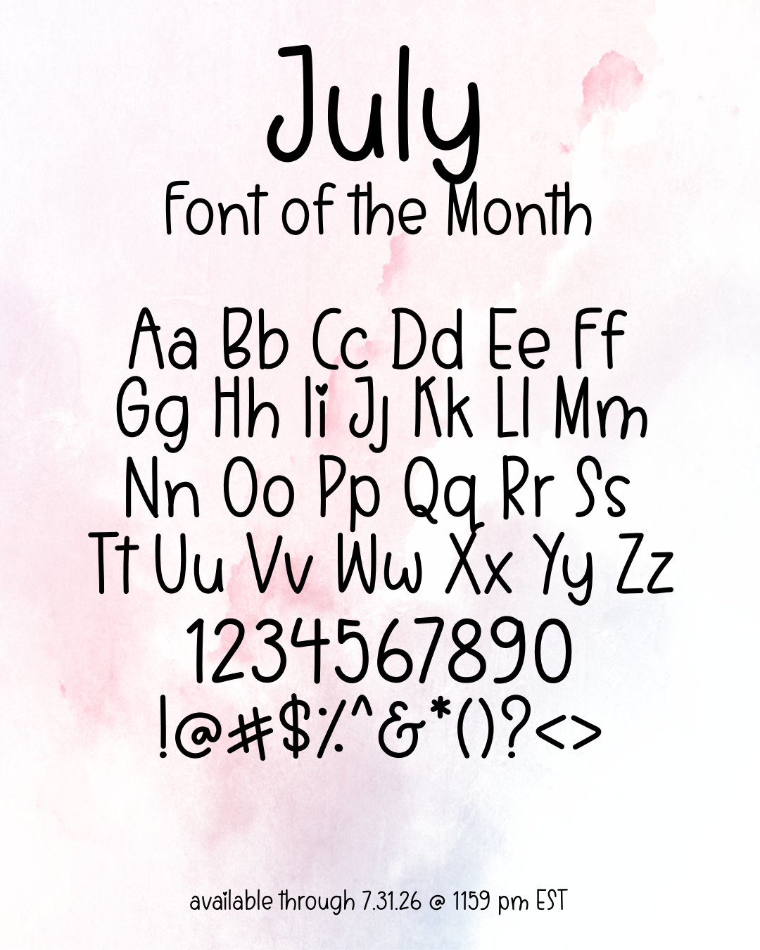 Font of the Month Custom Scripts