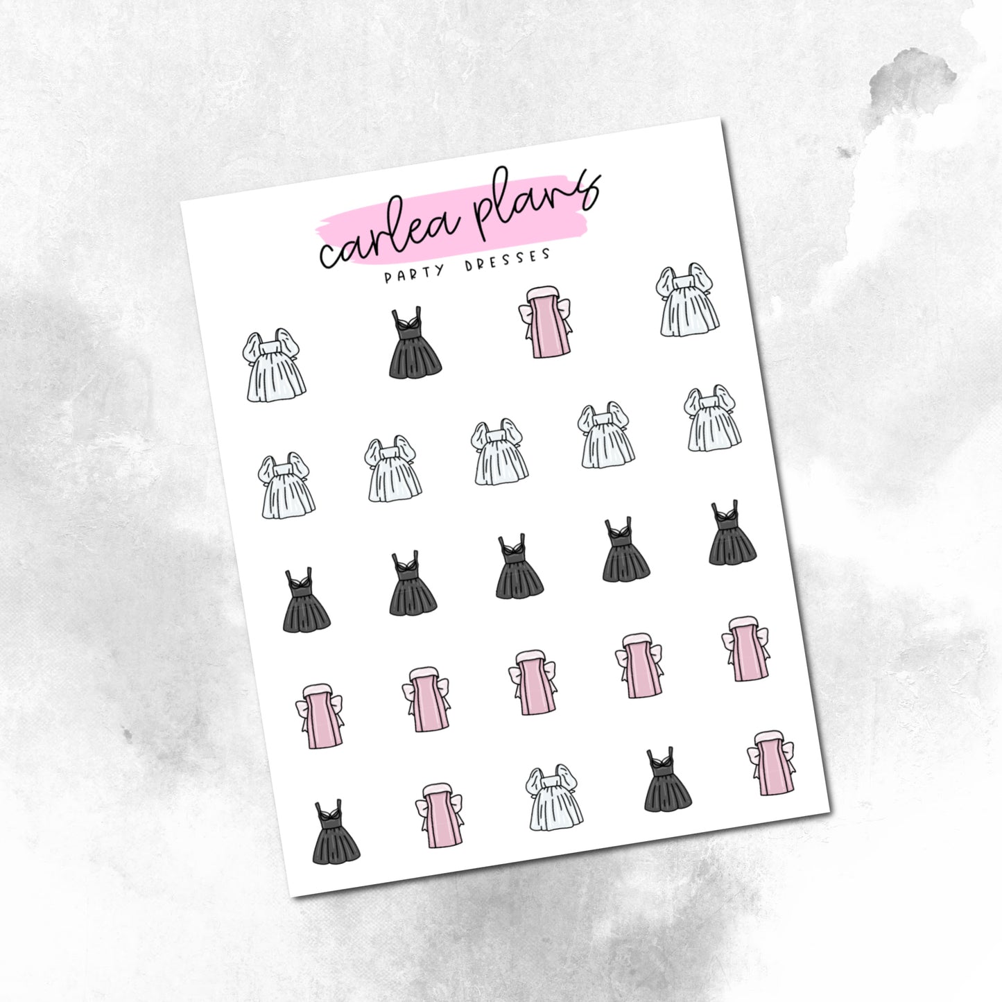 Party Dress Icons