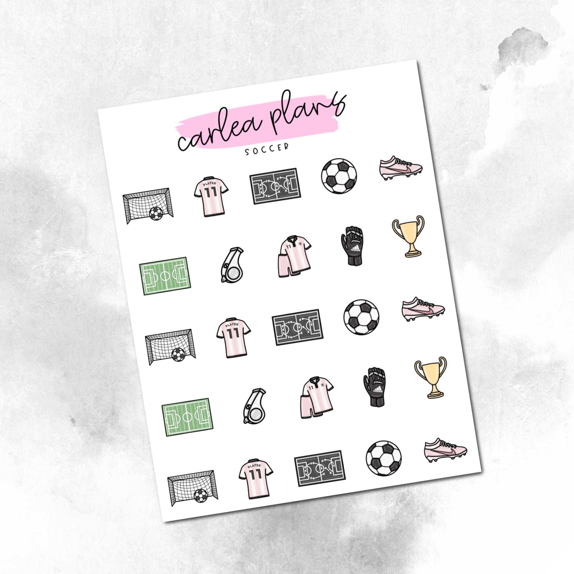 Soccer Sampler Icons – CarleaPlans