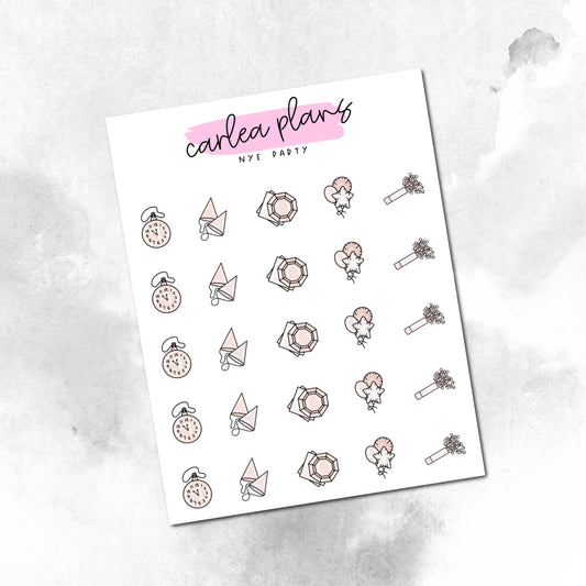 NYE Party Icons