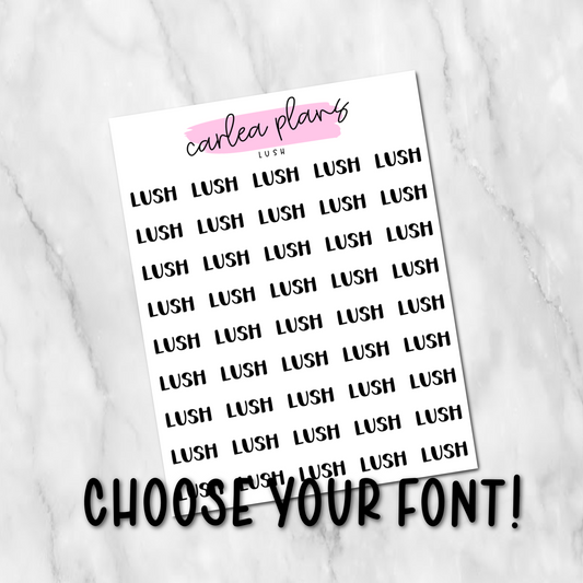 Lush Scripts