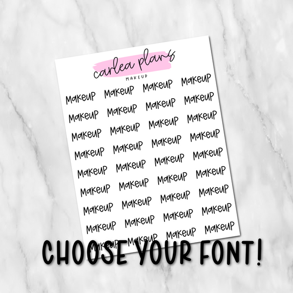 Marked Script Makeup Makeup Scripts – CarleaPlans