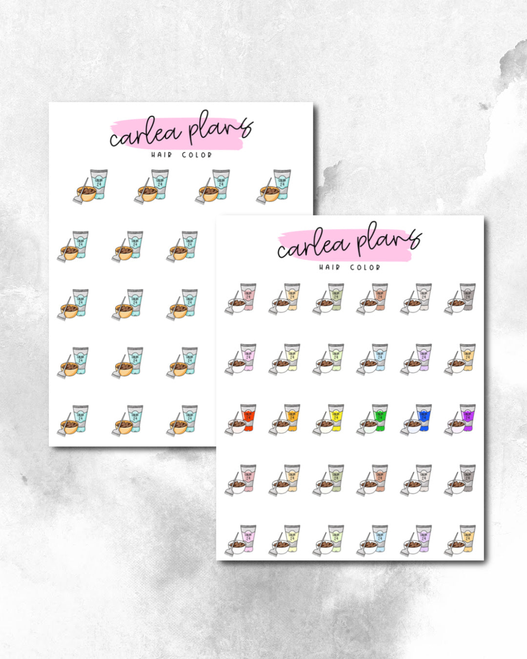 Hair Color Icons