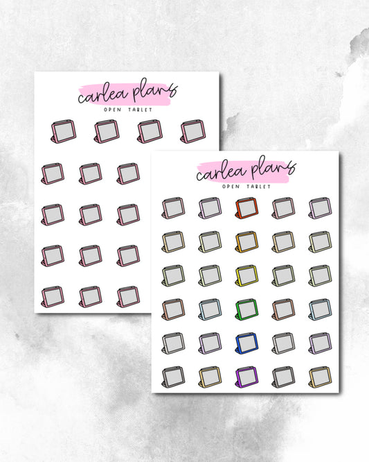 Open Tablet Icons