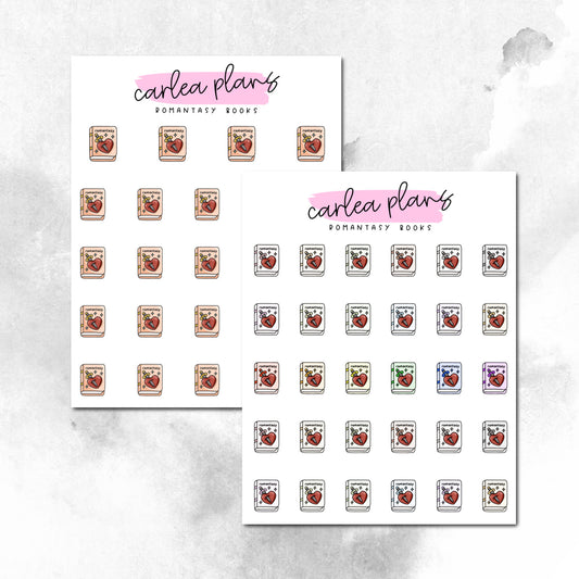 Romantasy Book Icons