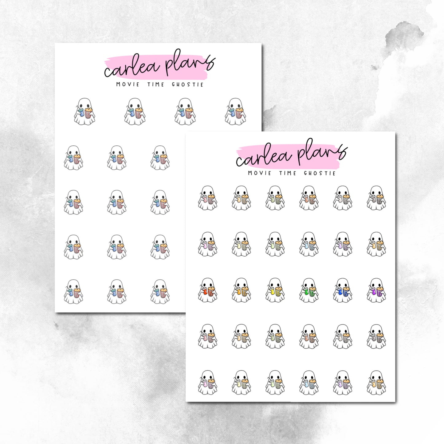Movie Time Ghostie Character Icons