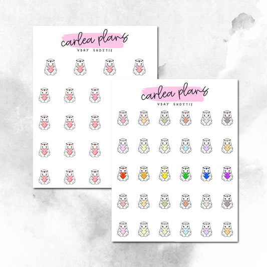 Valentine's Ghostie Character Icons