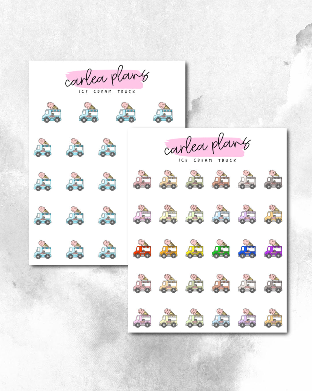 Ice Cream Truck Icons