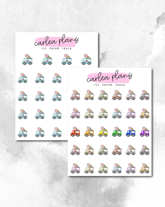 Ice Cream Truck Icons