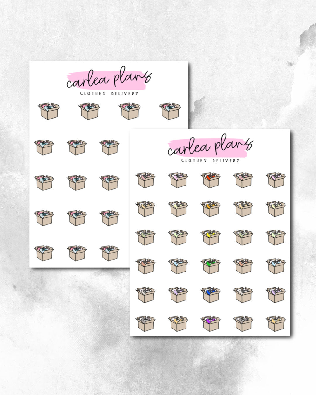 Clothes Delivery Icons