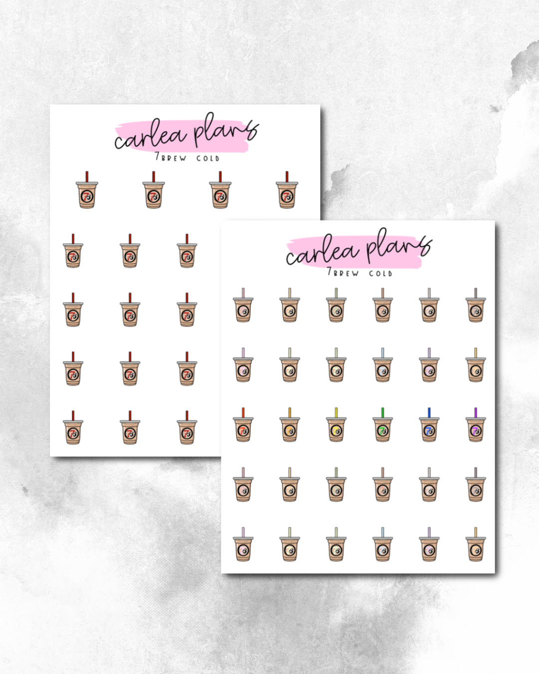 7Brew Cold Cup Icons
