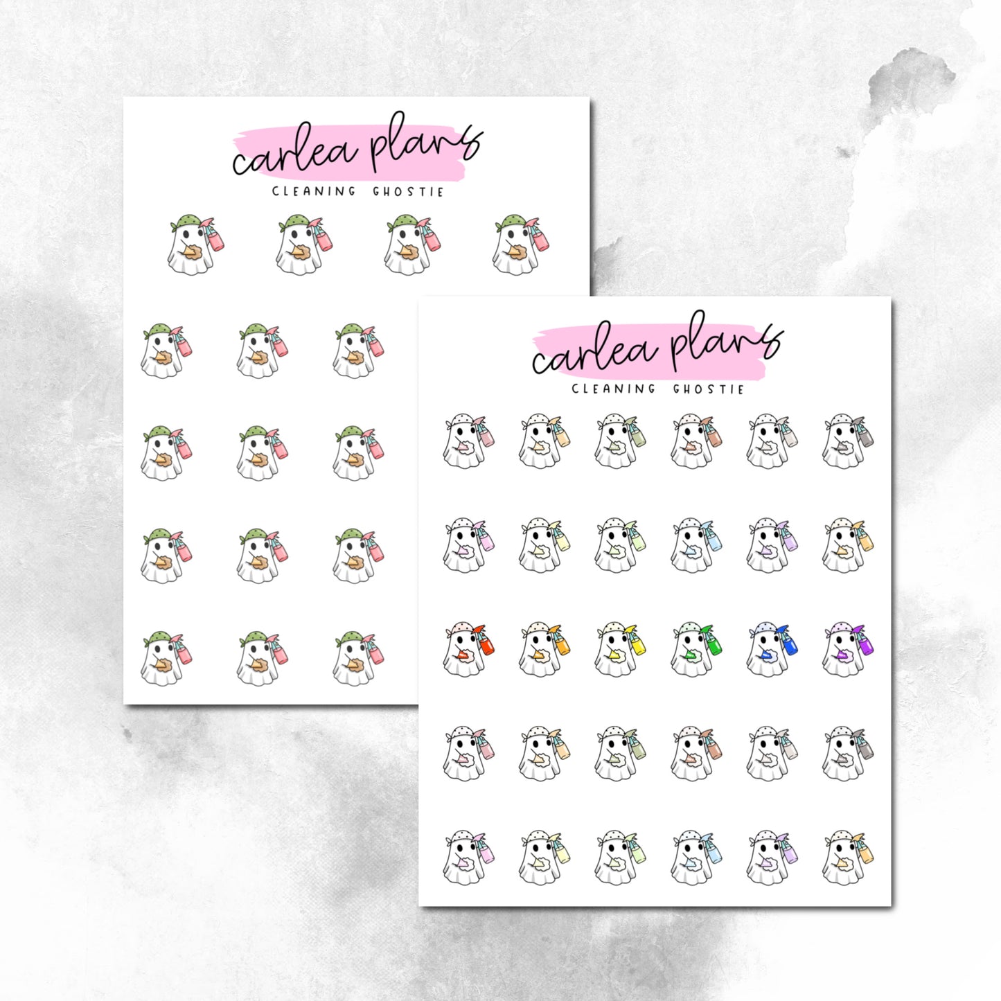 Cleaning Ghostie Character Icons